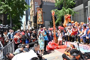 Miss Chinese Beauty Pageant appear at the 5th Asian Pacific Traditional Cultural Parade Photo by Andy Yuen